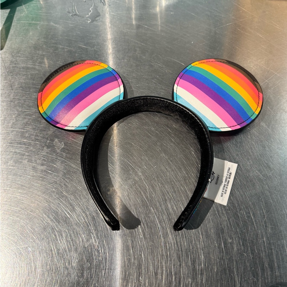 OFFICIAL DISNEY MICKEY MOUSE RAINBOW PRIDE EARS 🌈